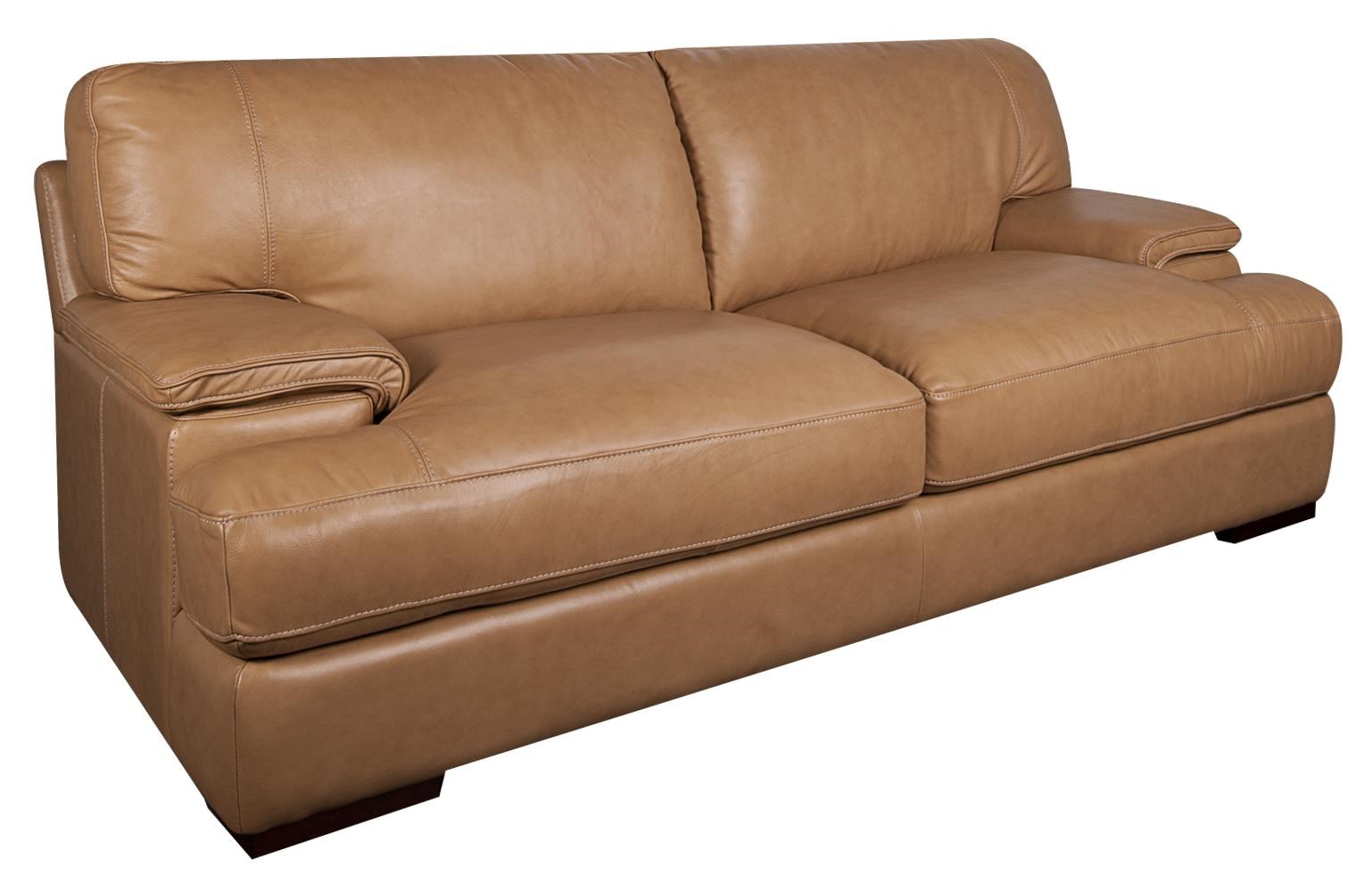 Titus 100 Top Grain Modern Leather Sofa Morris Home Sofas